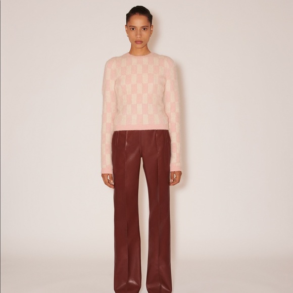 NWT Nanushka Feline Sweater Pink and Cream - Size - Picture 7 of 16